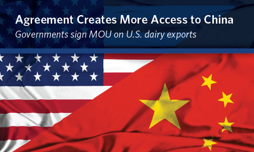 中国同意扩大美国乳制品进口