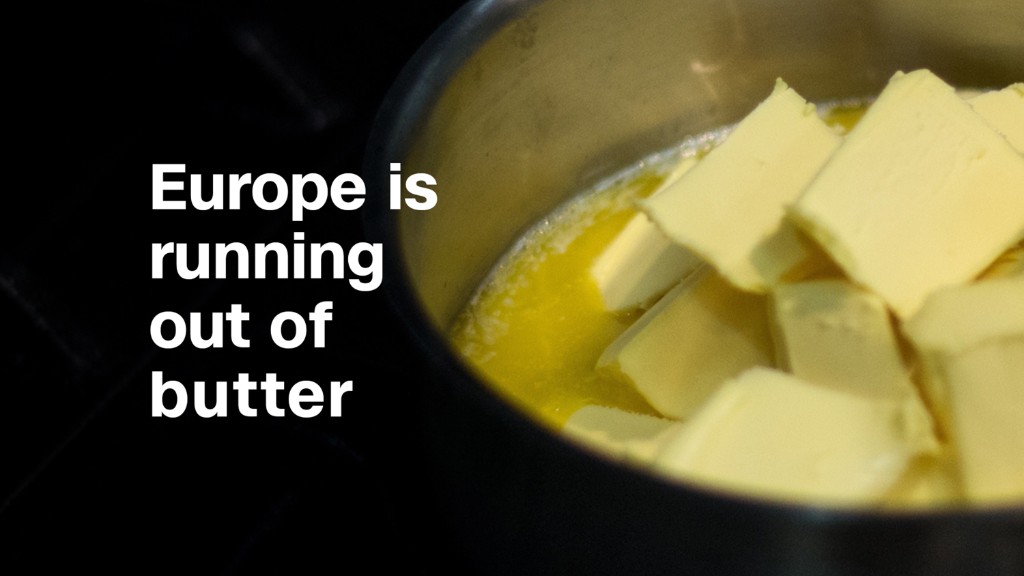 欧洲正面临严峻的黄油危机